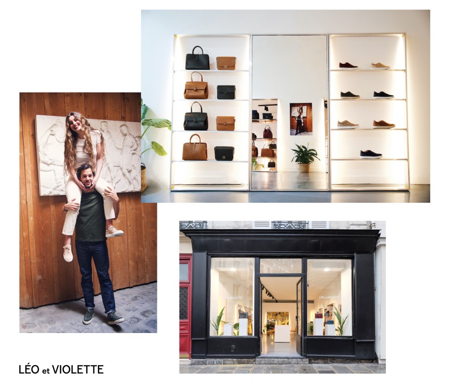 Léo et Violette, deux entrepreneurs qui cumulent boutique en ligne et magasin